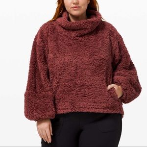 Lululemon Warm Restore Sherpa Pullover Savannah